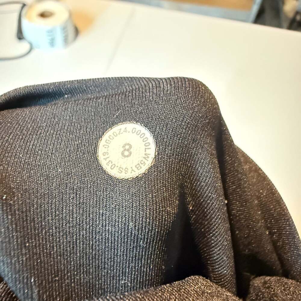 Lululemon Women 8 Time To Sweat Tight Black Athletic Activewear Workout Gym Pant - Picture 4 of 8